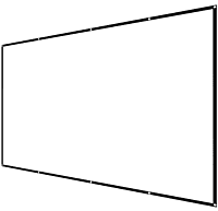 Eurros 110" Cinema White 4K 1cm Edge Frame Screen Eurros 110" Cinema White 4K 1cm Edge Frame Screen