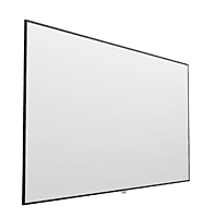 Eurros 215" Silver Pro Micro Perforated 1cm Edge Frame Screen