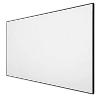 Eurros 215" Silver Pro Micro Perforated 1cm Edge Frame Screen