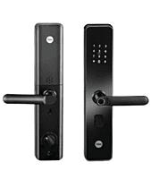 Yale Smart Door Lock Black Fingerprint PIN RFID Manual Key Access