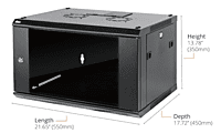 Generic 6U Wall Mount Rack