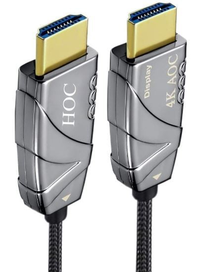 HOC HDMI FIBER AOC CABLE 4K 2.0V 15M