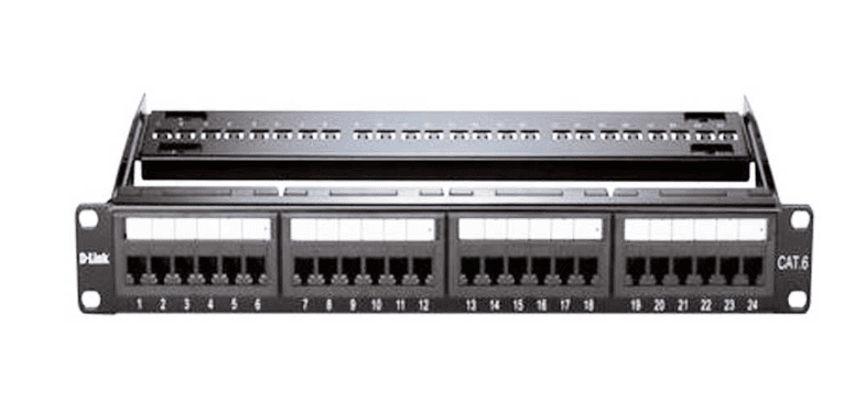 DLink Cat 6 UTP Loaded Patch Panel